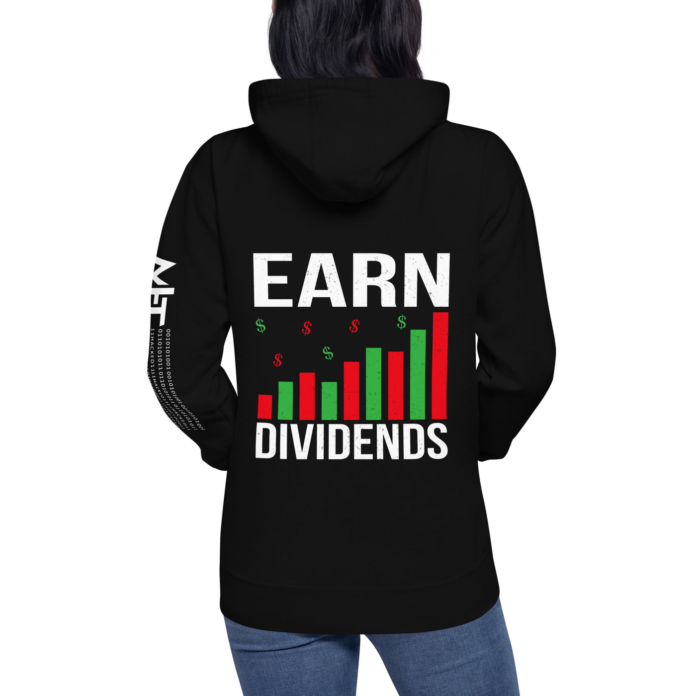 Earn Dividends - Unisex Hoodie ( Back Print )
