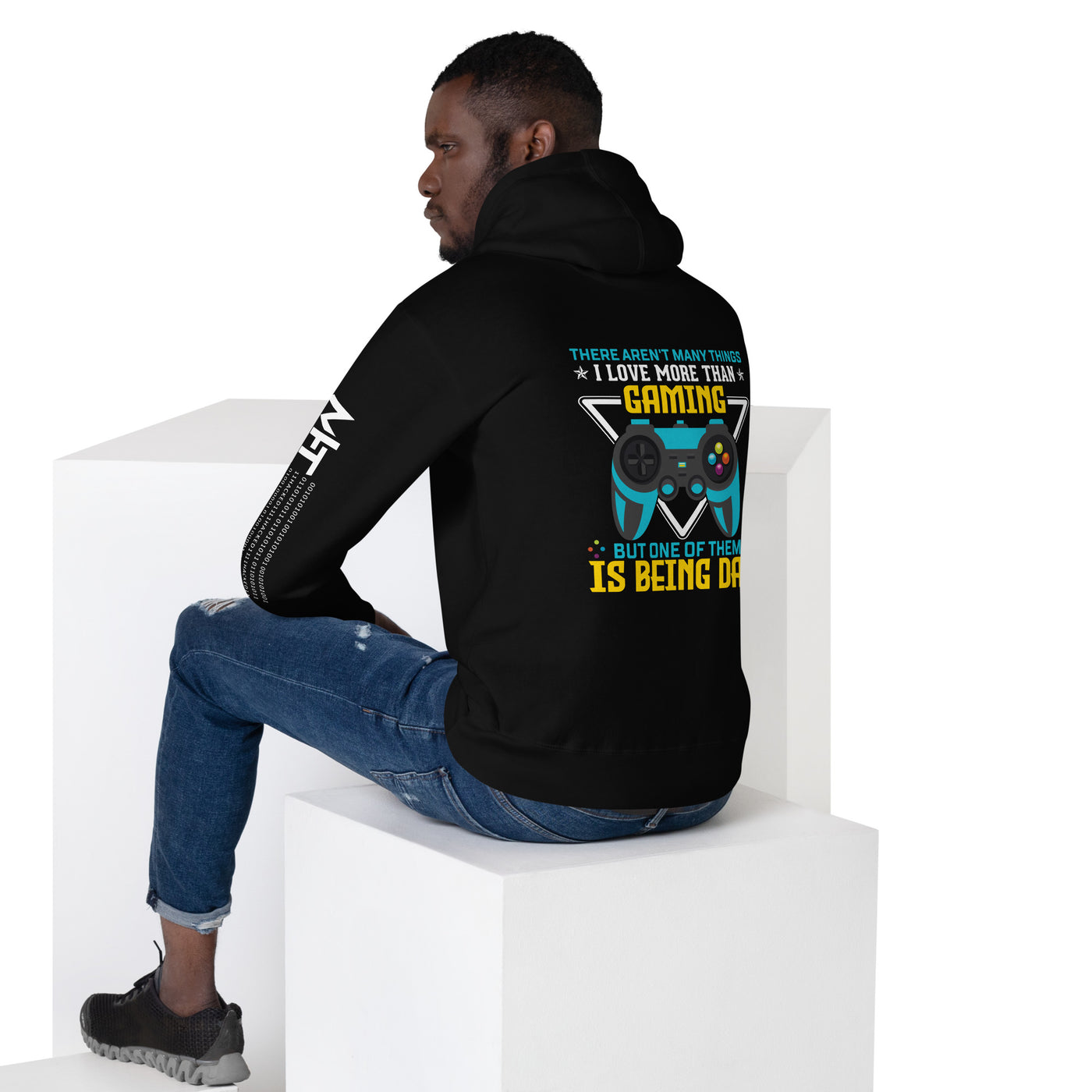 There aren't many things I Love more than Gaming ( rasel ) - Unisex Hoodie ( Back Print )