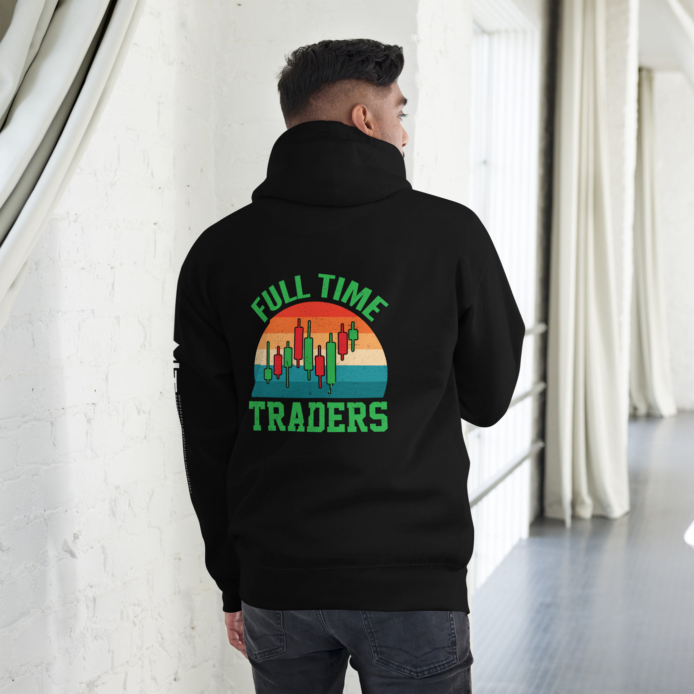 Full Time Trader ( Shagor ) - Unisex Hoodie ( Back Print )