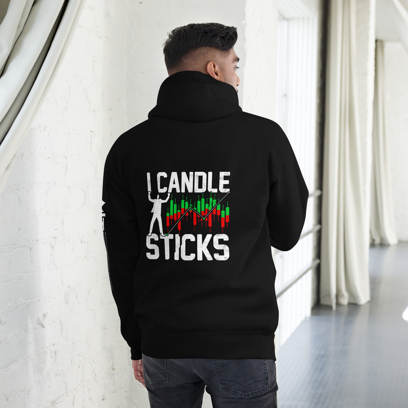 I Candle Stick - Unisex Hoodie ( Back Print )