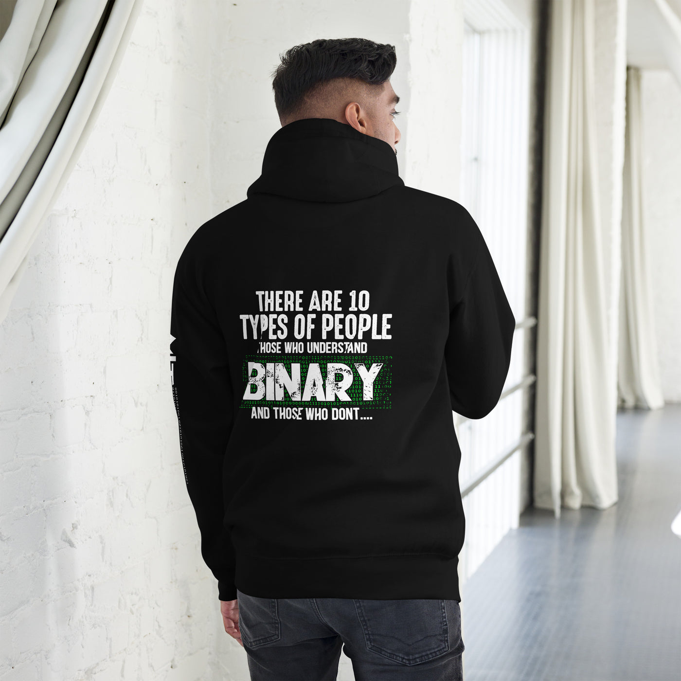 There are 10 types of people - Unisex Hoodie ( Back Print )