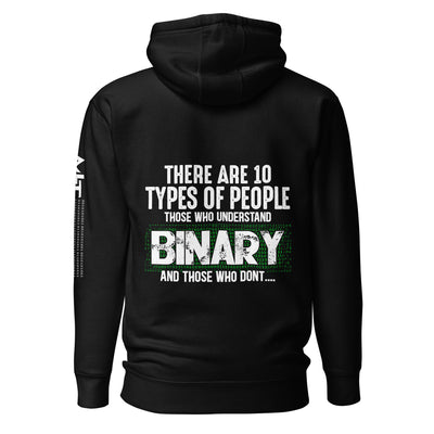 There are 10 types of people - Unisex Hoodie ( Back Print )
