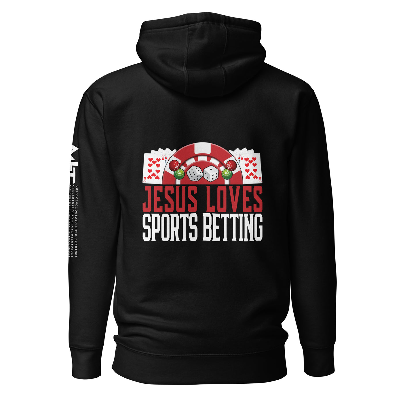 Jesus Loves Sports Betting - Unisex Hoodie ( Back Print )