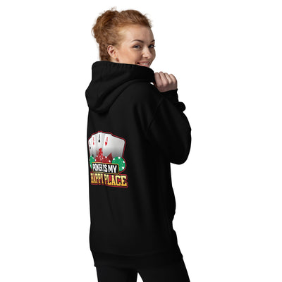 Poker Dad is like a Normal Dad but much Cooler - Unisex Hoodie ( Back Print )
