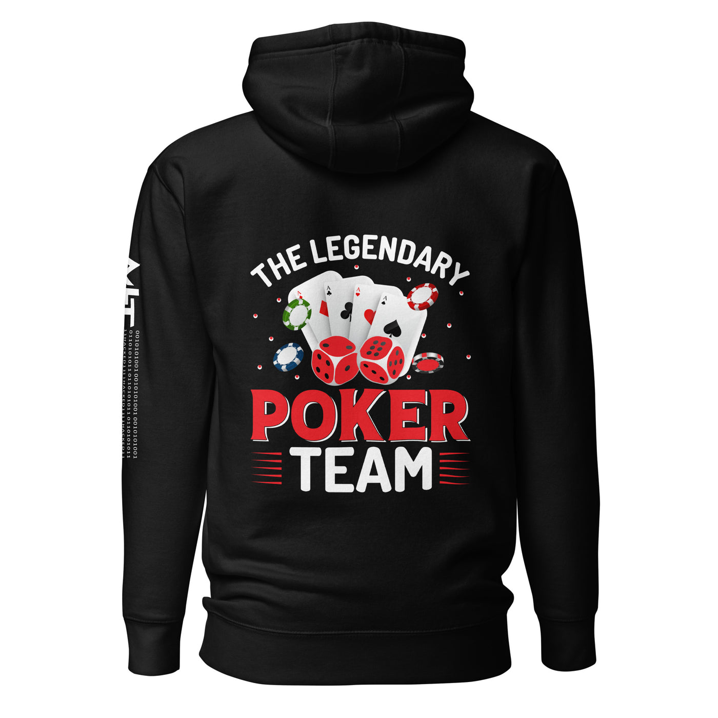 The Legendary Poker Team - Unisex Hoodie ( Back Print )
