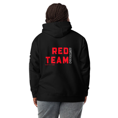 Cyber Security Red Team V8 - Unisex Hoodie ( Back Print )