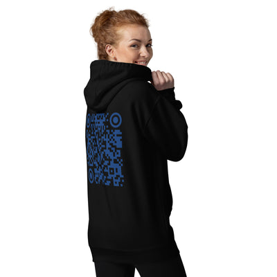Who's the New Kid, Hacker, Developer, Gamer, Crypto King V1 - Unisex Hoodie Personalized QR Code