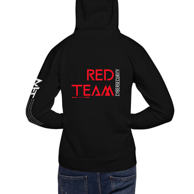 Cyber Security Red Team V4 - Unisex Hoodie ( Back Print )