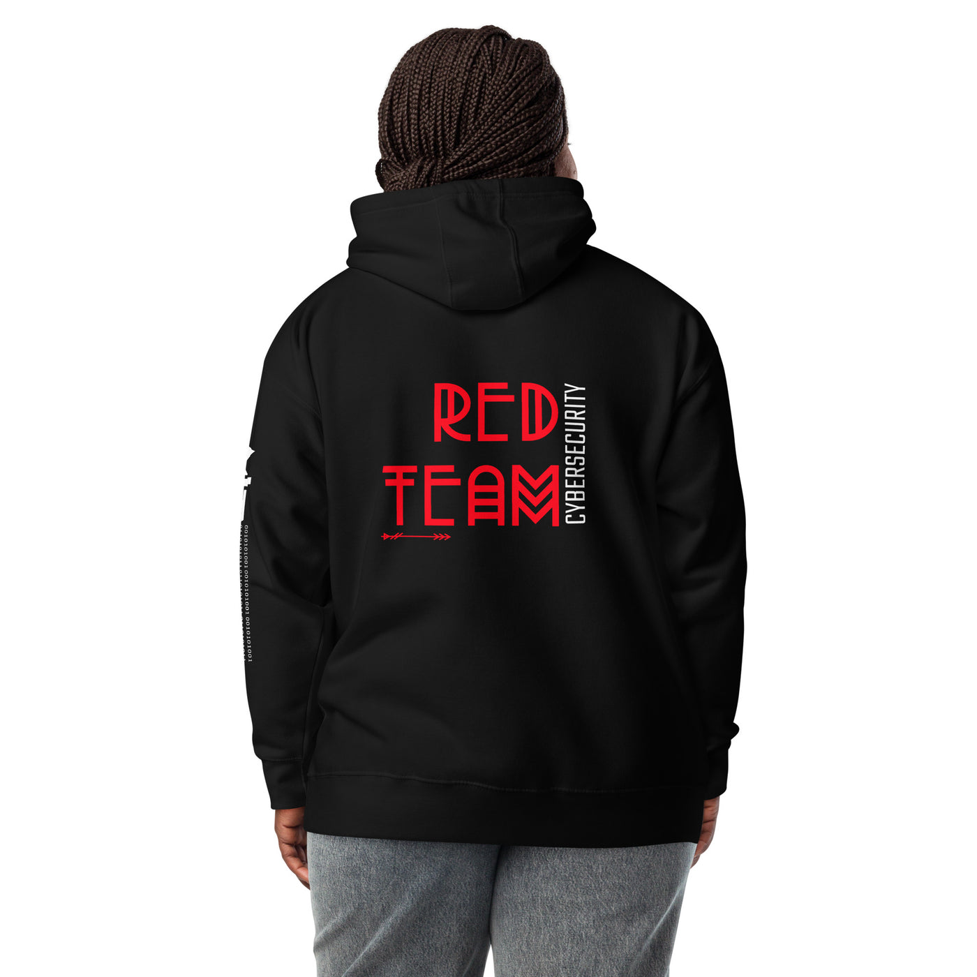 Cyber Security Red Team V5 - Unisex Hoodie ( Back Print )