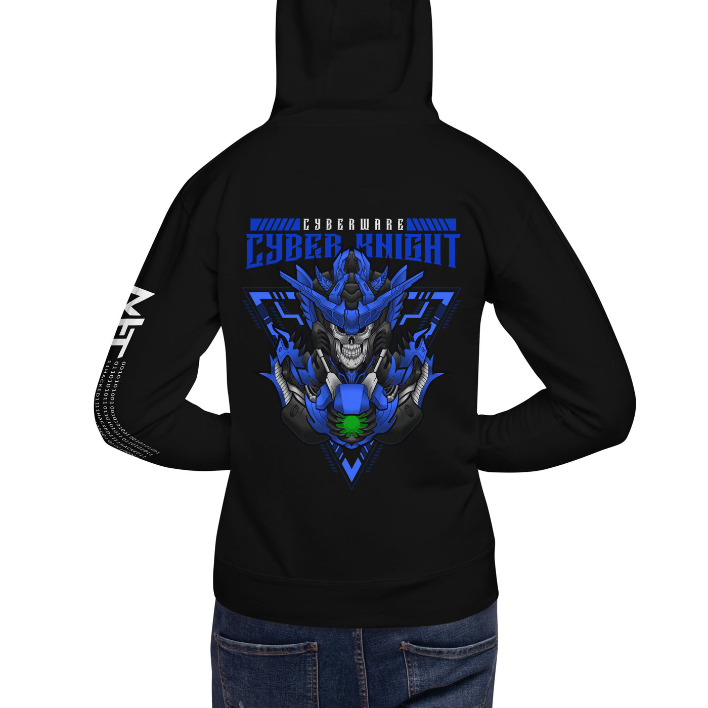 CyberWare Cyber knight - Unisex Hoodie ( Back Print )