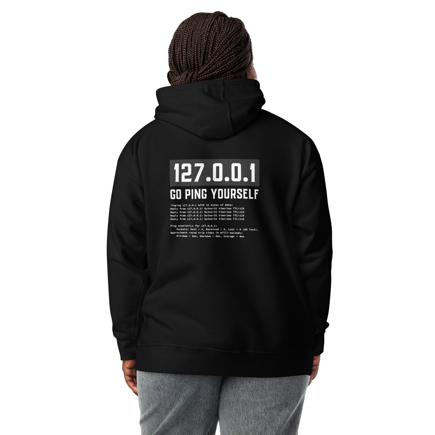 Go ping yourself - Unisex Hoodie ( Back Print )
