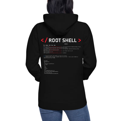 Root Shell - Unisex Hoodie ( Back Print )