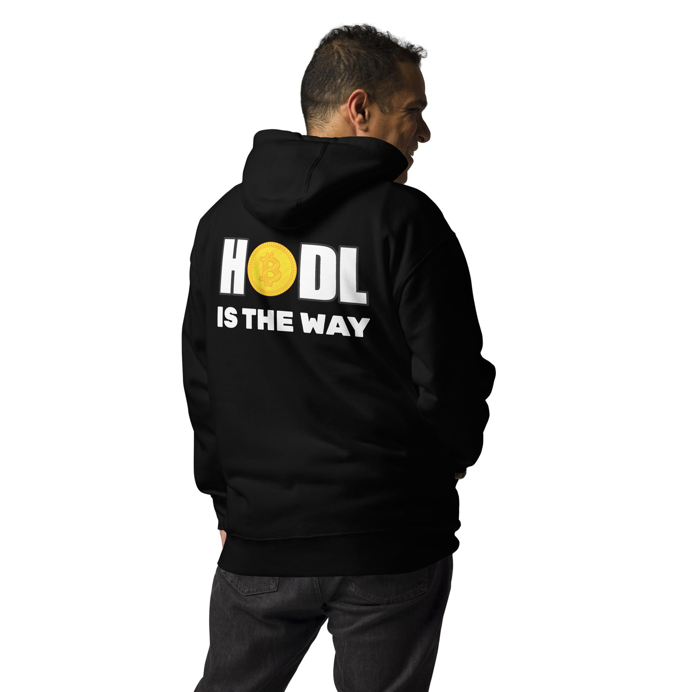 Hodl is the way - Unisex Hoodie (back print)