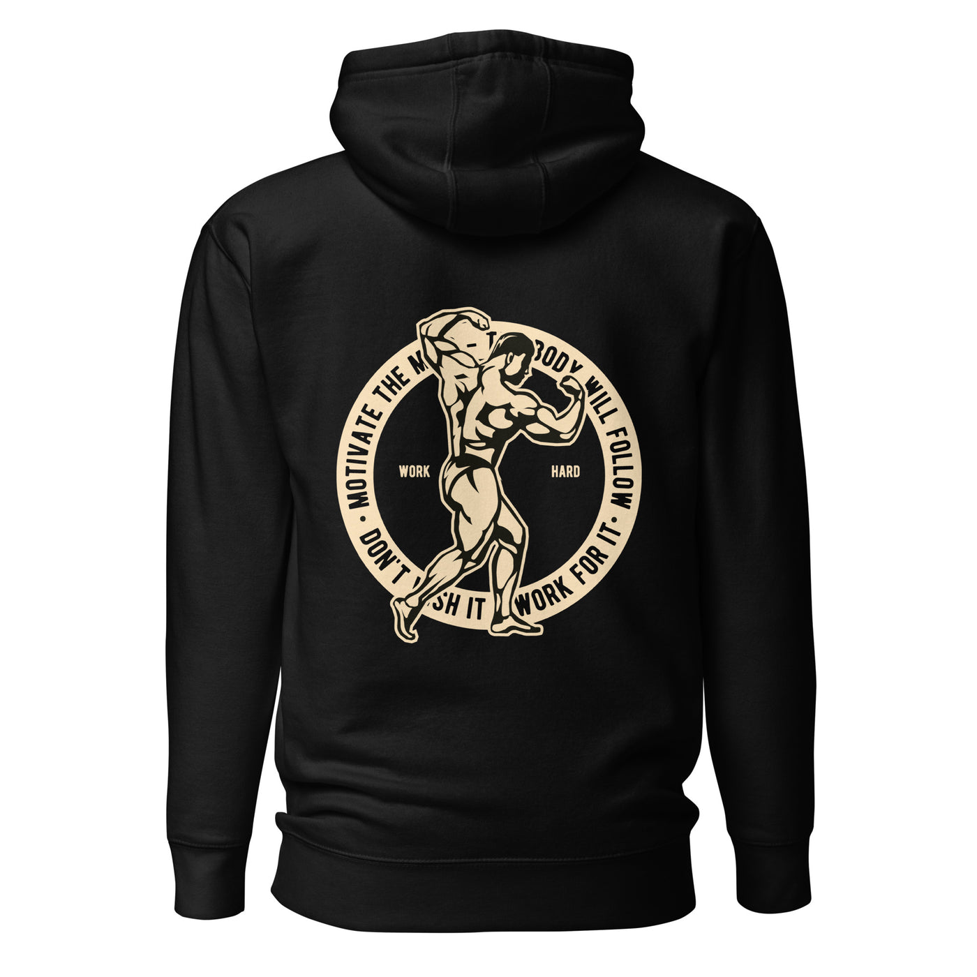 Motivate the Mind - Unisex Hoodie ( Back Print )