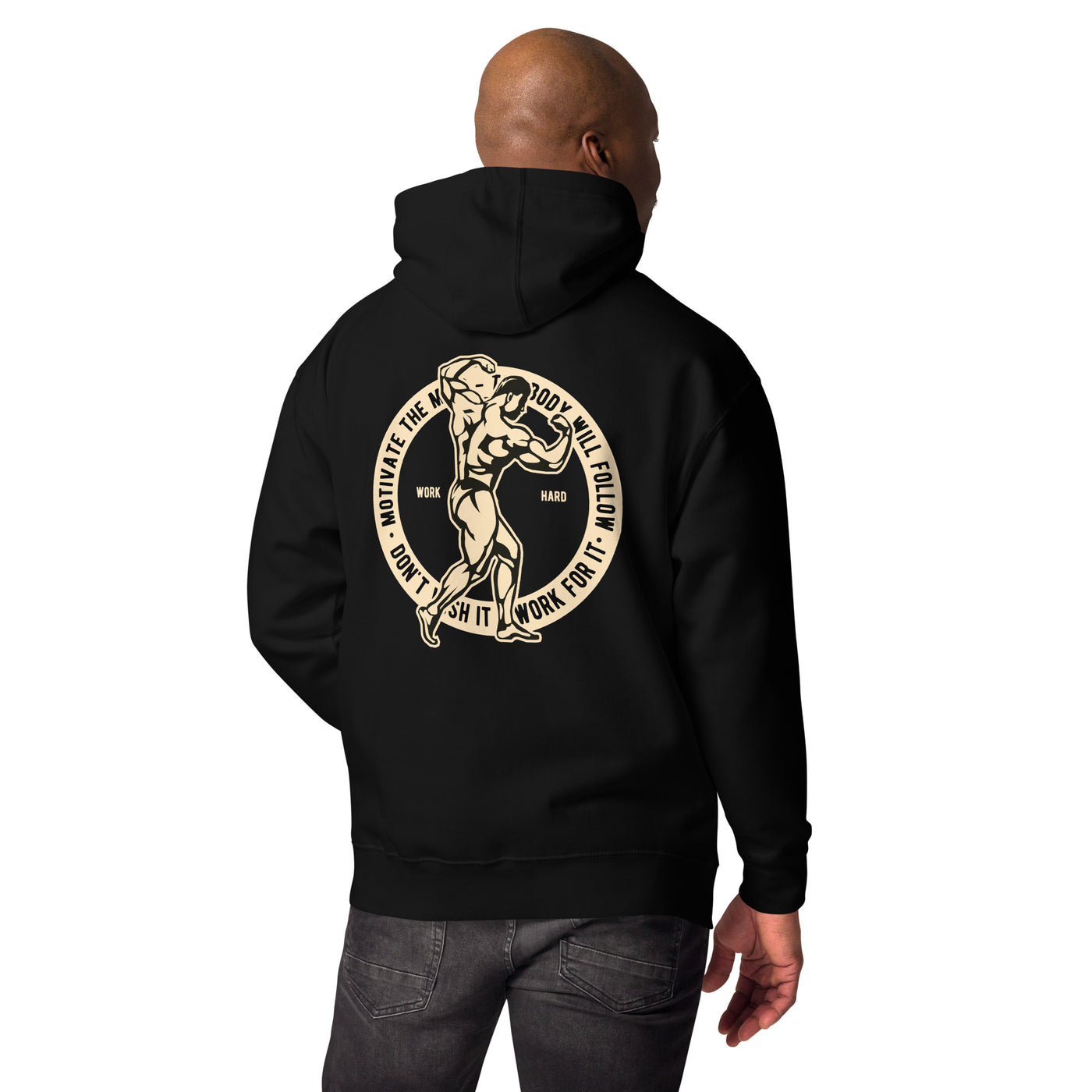 Motivate the Mind - Unisex Hoodie ( Back Print )