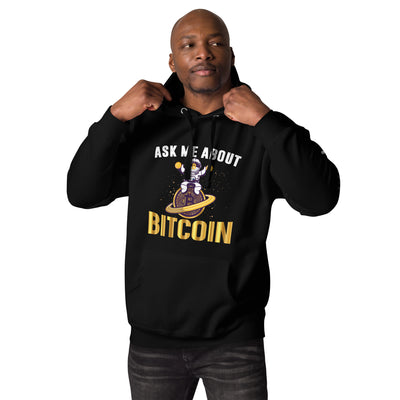 Ask Me about Bitcoin Unisex Hoodie