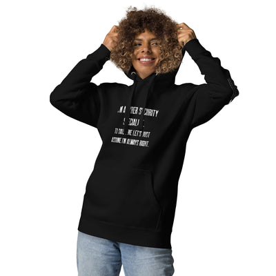 I am a Cyber Security Specialist Unisex Hoodie