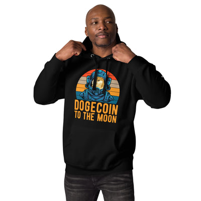 Doge Coin to the Moon - Unisex Hoodie