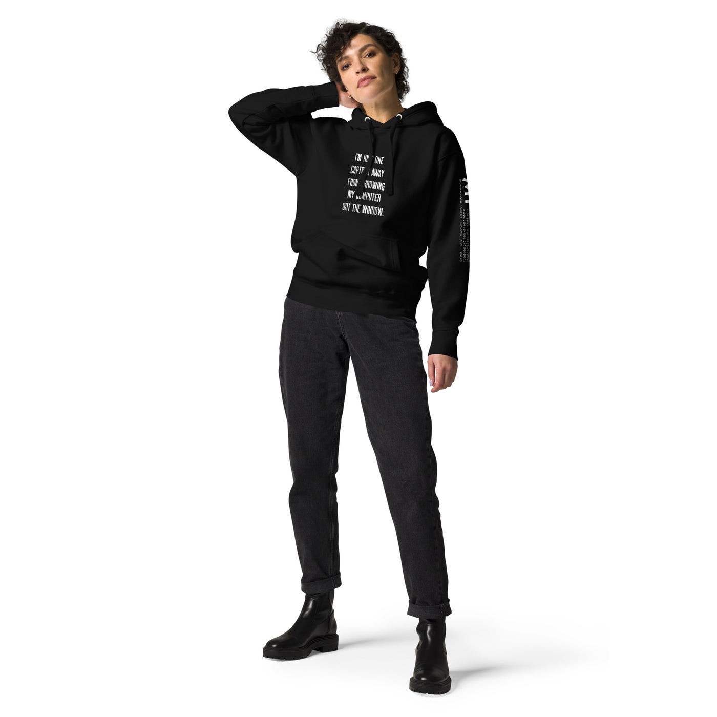 I'm Just one CAPTCHA away from throwing my Computer away V1 - Unisex Hoodie