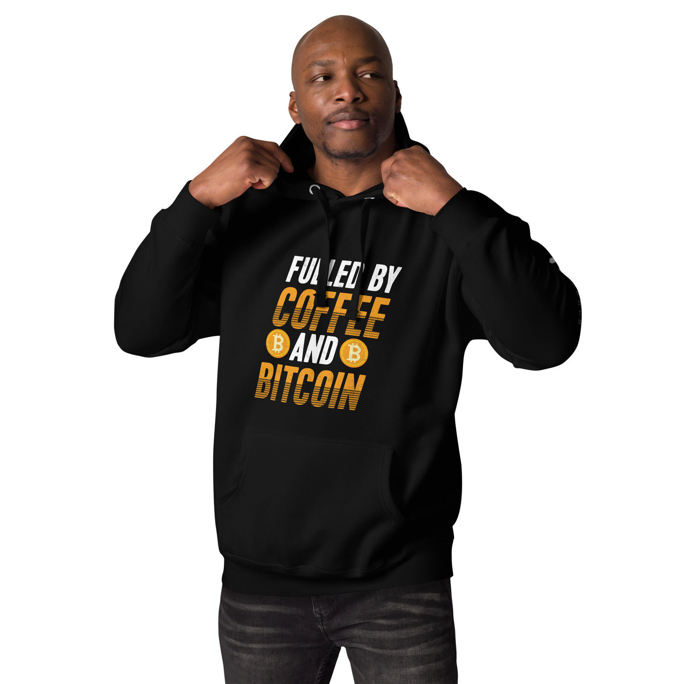 Fueled by Coffee and Bitcoin - Unisex Hoodie