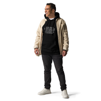 They say, what one programmer can do in one month - Unisex Hoodie