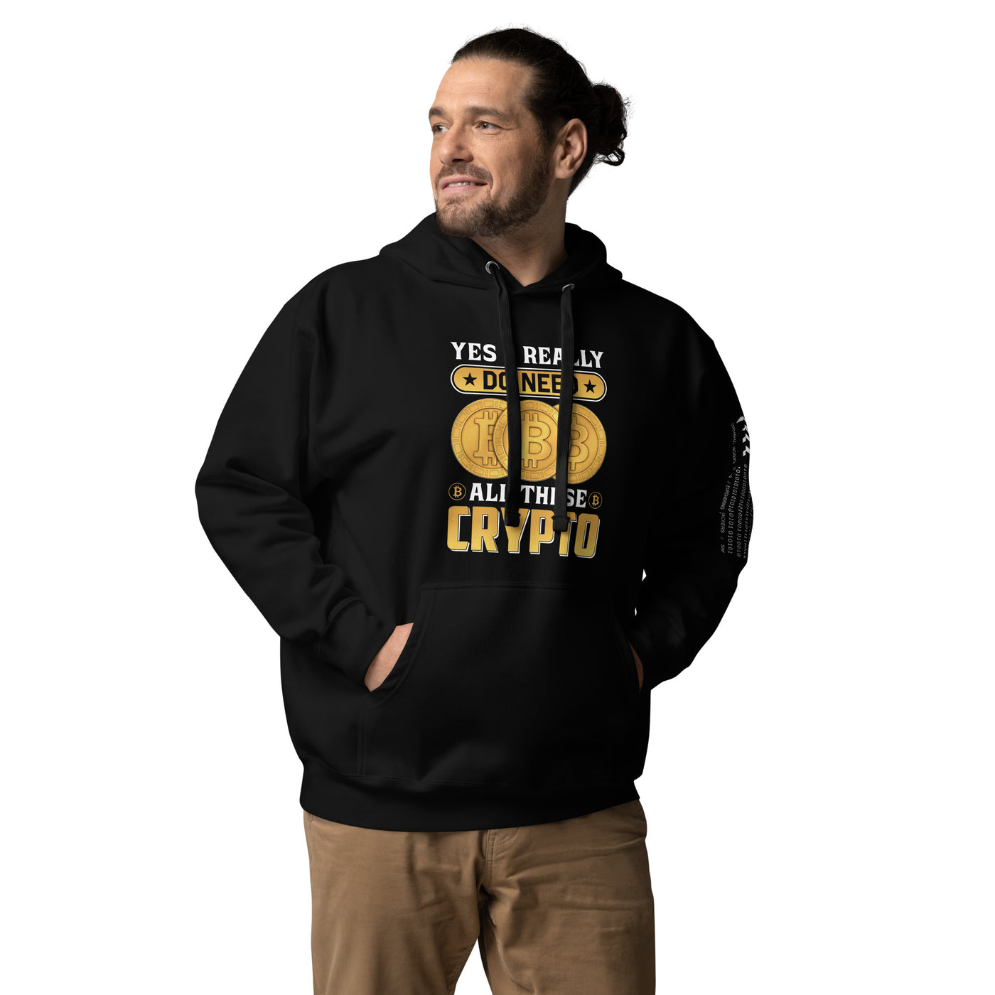 Yes, I really Do Need all these Bitcoin - Unisex Hoodie