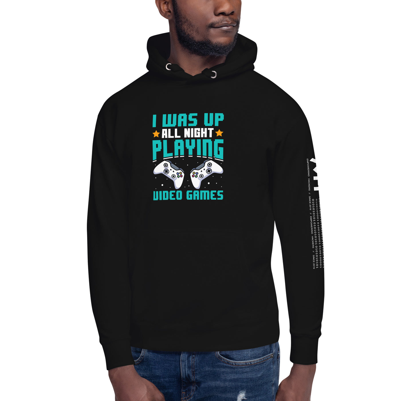 I was up all night playing Video Games Rima -  Unisex Hoodie