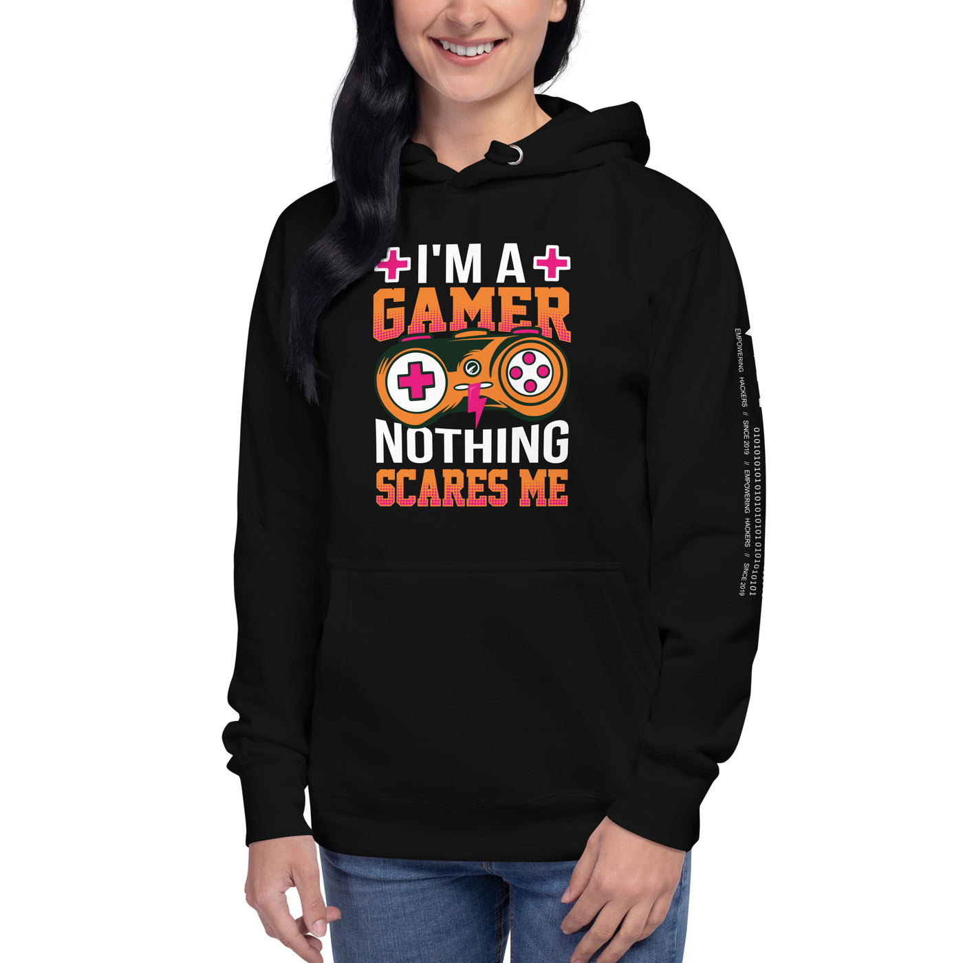 I am a Gamer; Nothing Scares me - Unisex Hoodie