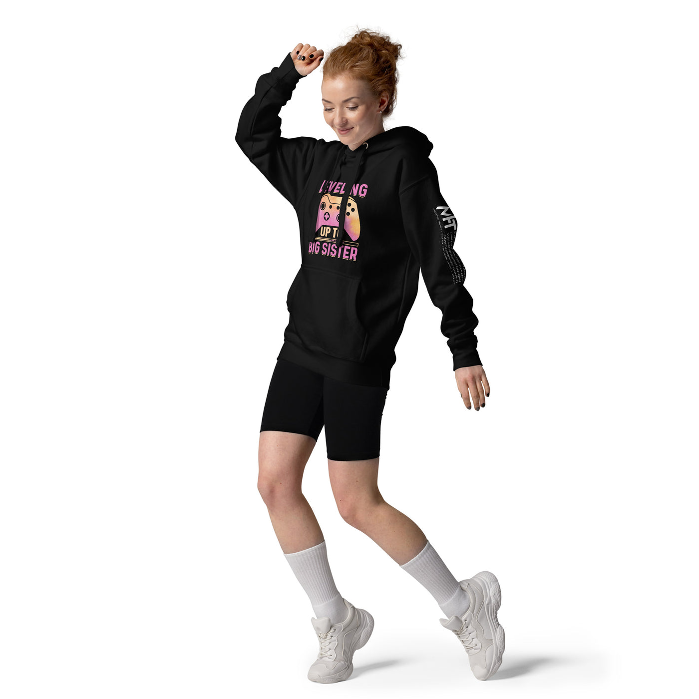 Levelling up to Big Sister - Unisex Hoodie