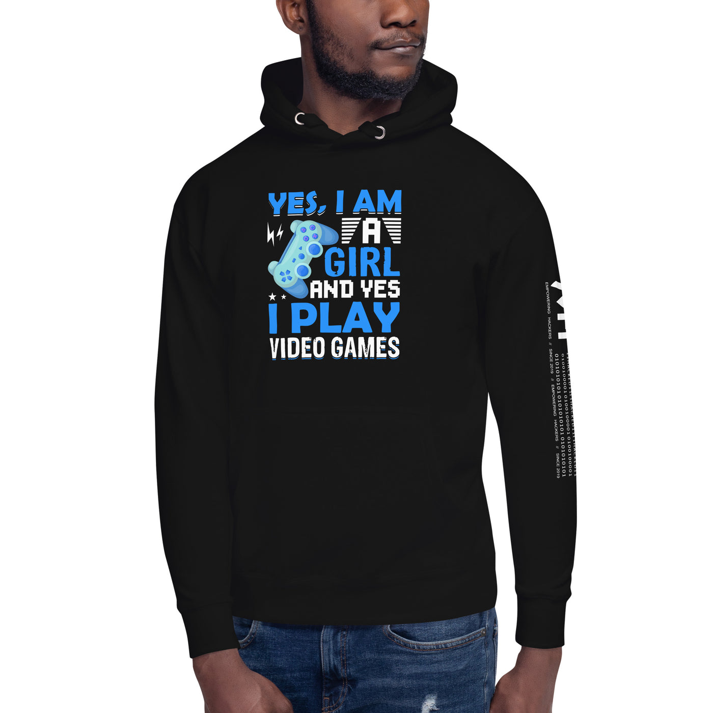 Yes, I am a Girl. Yes! I play Videogame - Unisex Hoodie