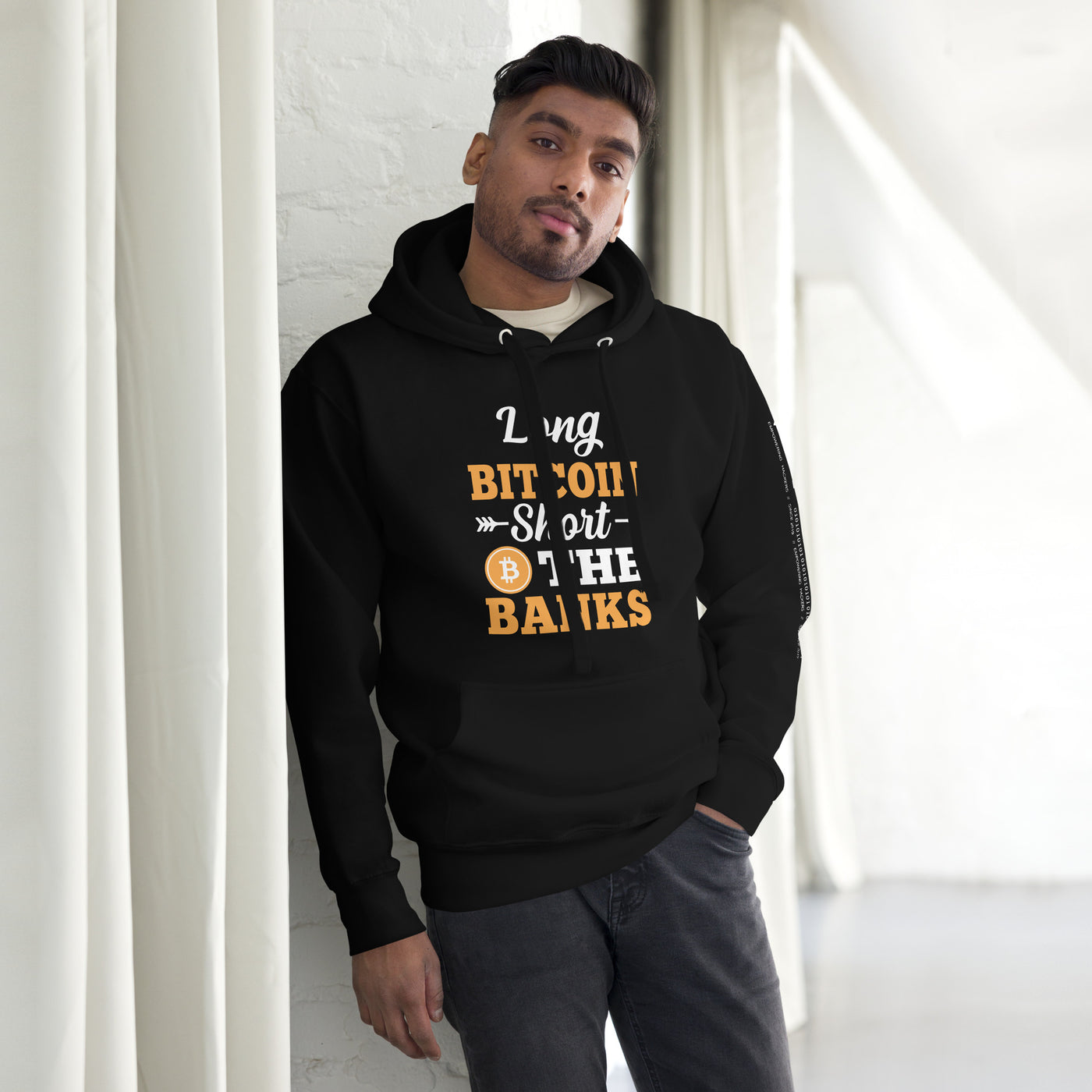 Long Big Coin, Short the Banks - Unisex Hoodie