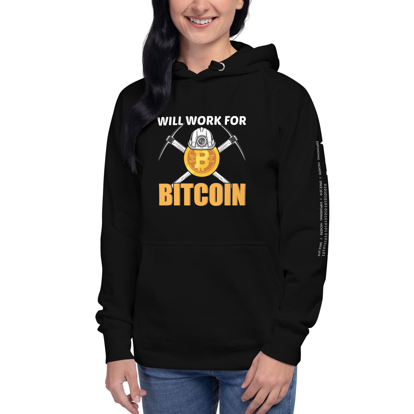 Will Work for Bitcoin - Unisex Hoodie
