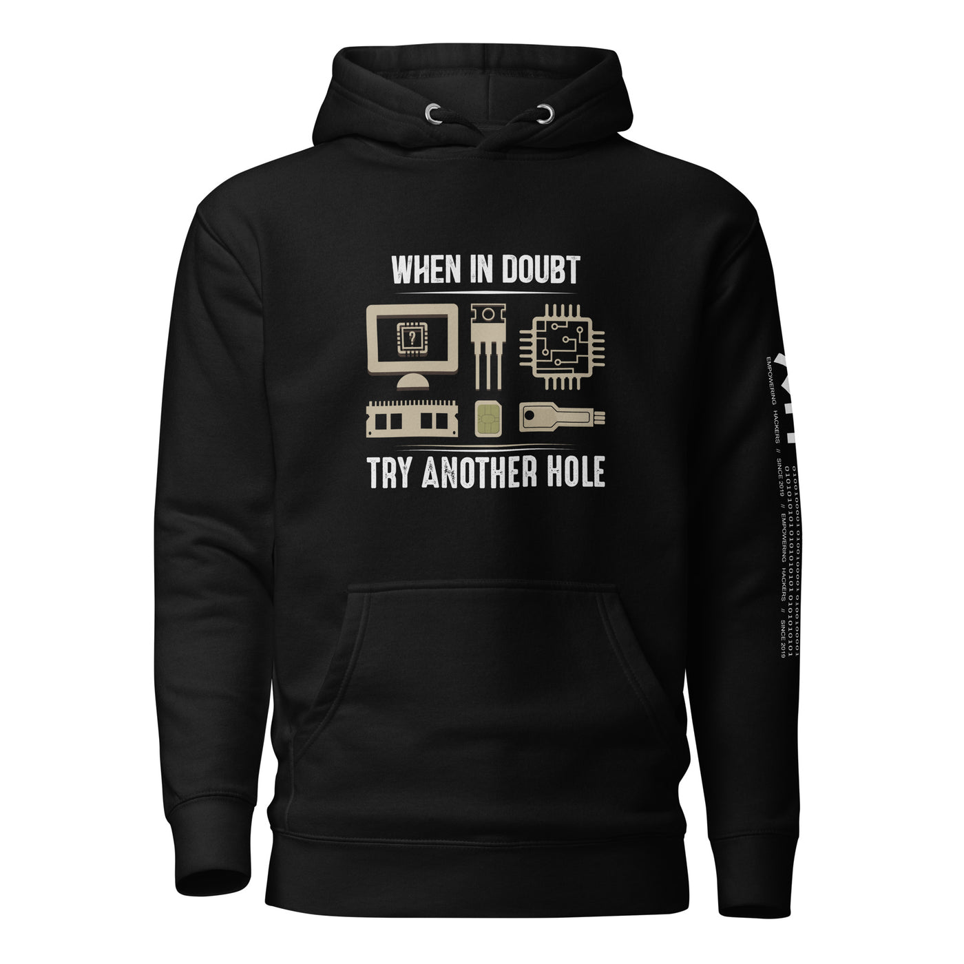 When in doubt, Try another hole V1 - Unisex Hoodie