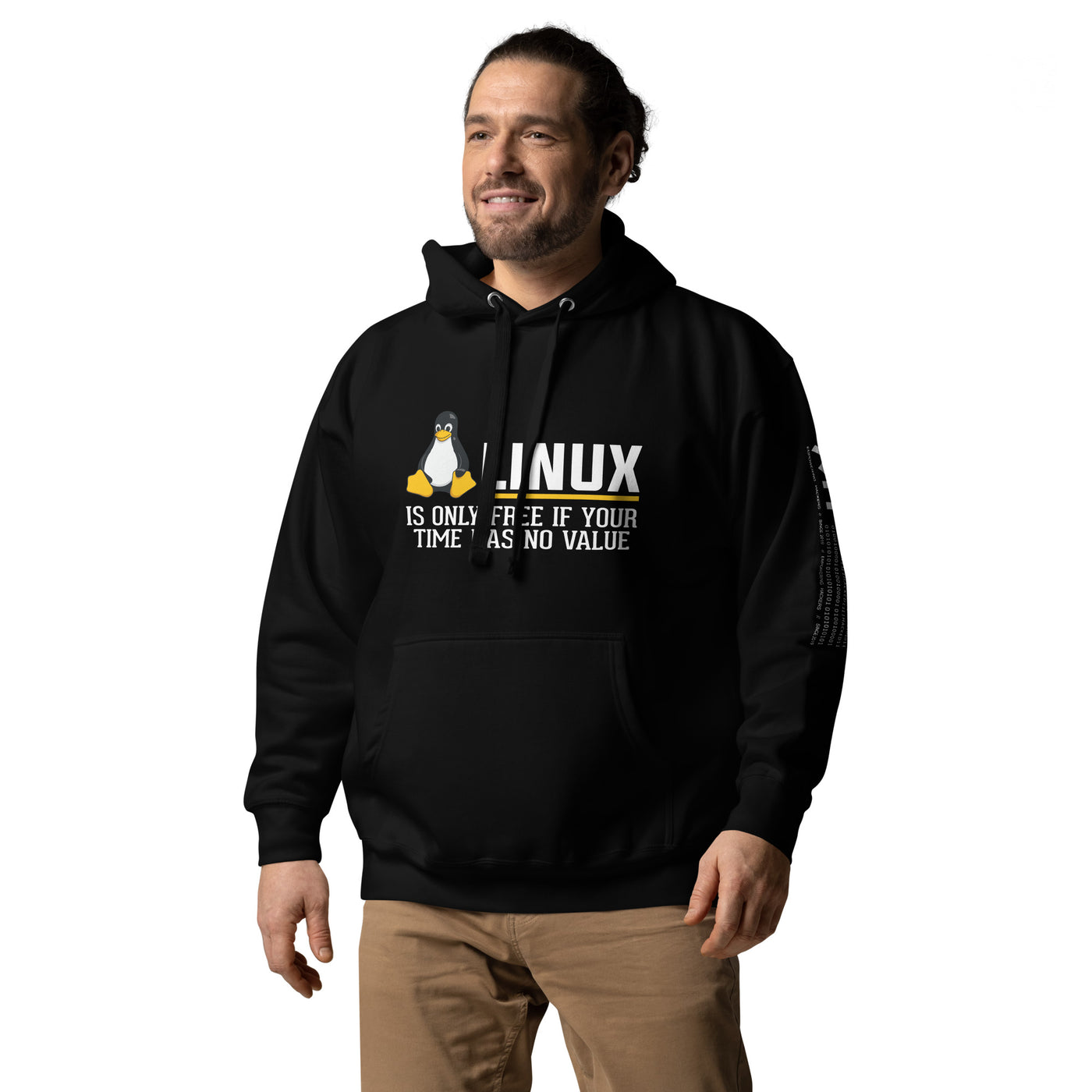 Linux is free only when your time has no value Unisex Hoodie