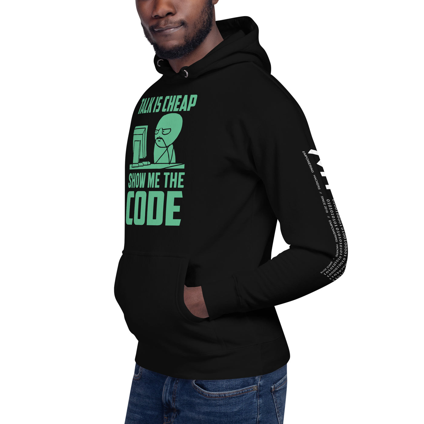 Talk is Cheap, Show me the Code Unisex Hoodie