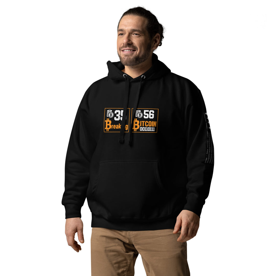 35 + 56 Breaking Bitcoin Unisex Hoodie