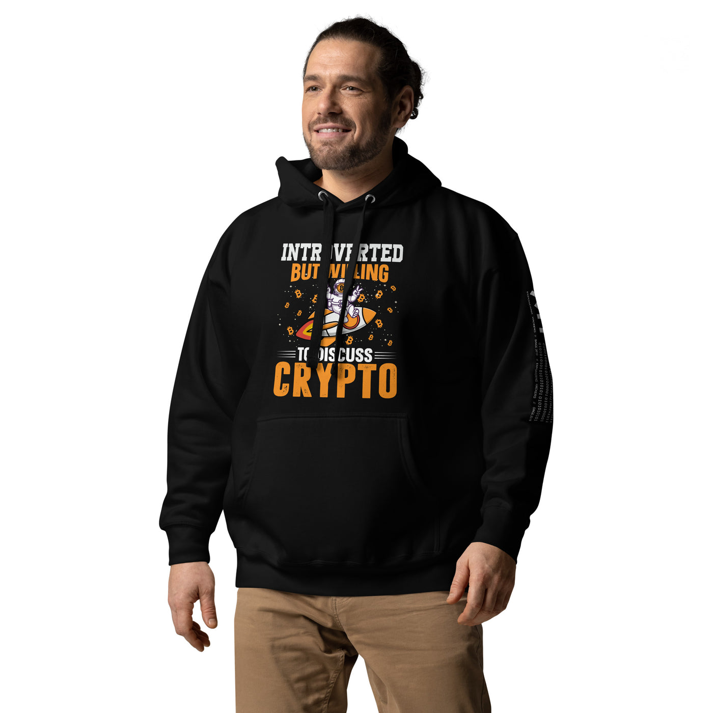 Introverted but Willing to Discuss Bitcoin Unisex Hoodie