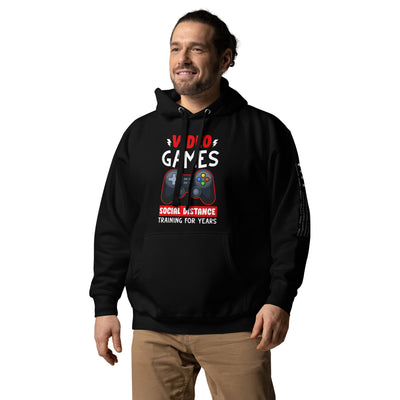 Video Games Social Distance Training for Years - Unisex Hoodie