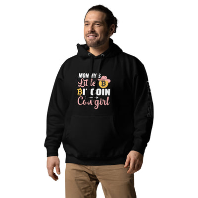 Mommy's little bitcoin cowgirl Unisex Hoodie