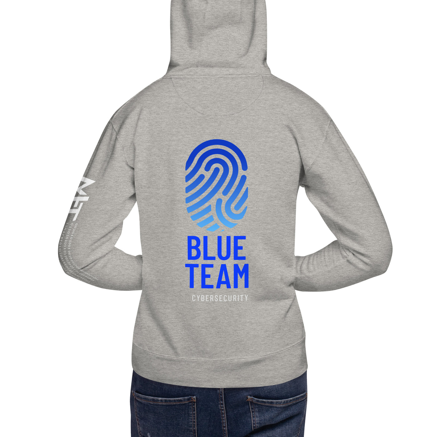 Cyber Security Blue Team v2 - Unisex Hoodie ( Back Print )