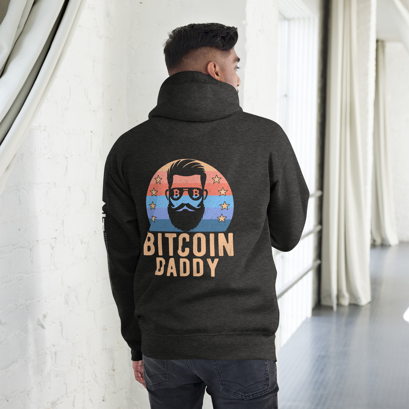 Bitcoin Daddy - Unisex Hoodie ( Back Print )
