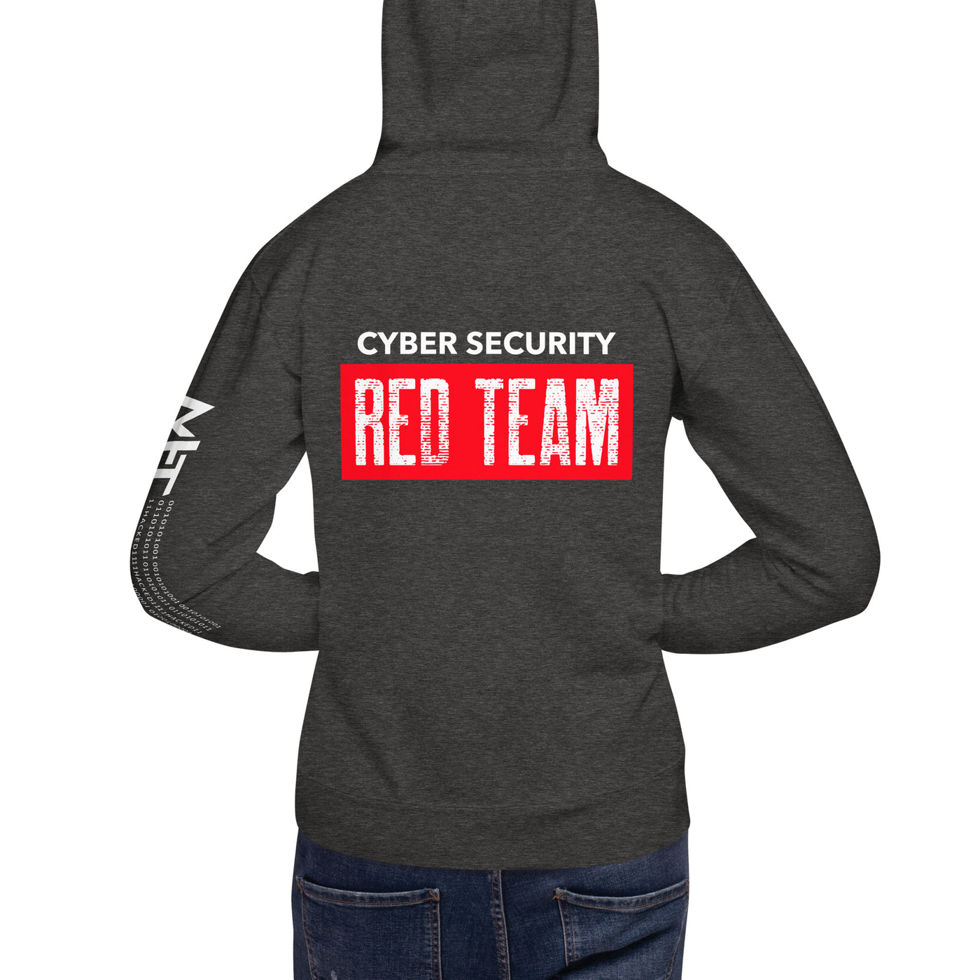 Cyber Security Red Team V1 - Unisex Hoodie ( Back Print )