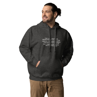 They say, what one programmer can do in one month V2 - Unisex Hoodie