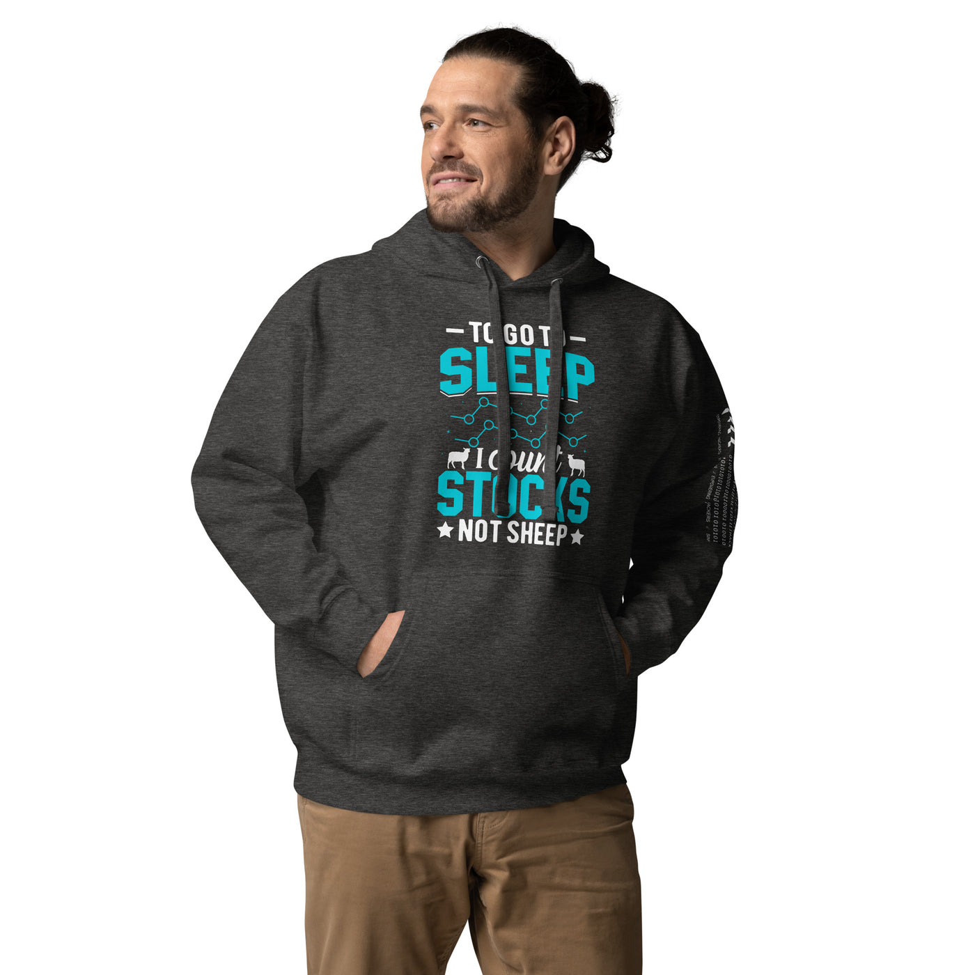 To go to sleep, I count stocks not sheep (DB) - Unisex Hoodie