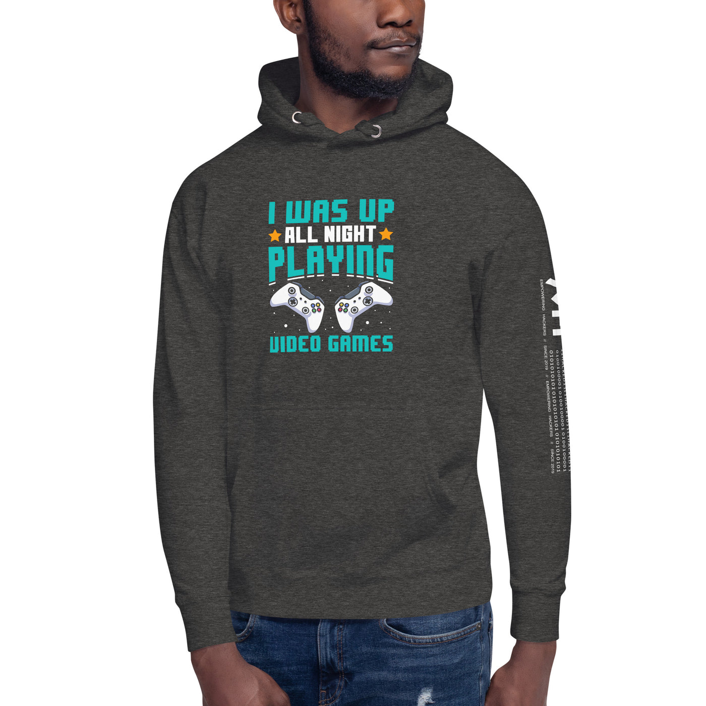 I was up all night playing Video Games Rima -  Unisex Hoodie