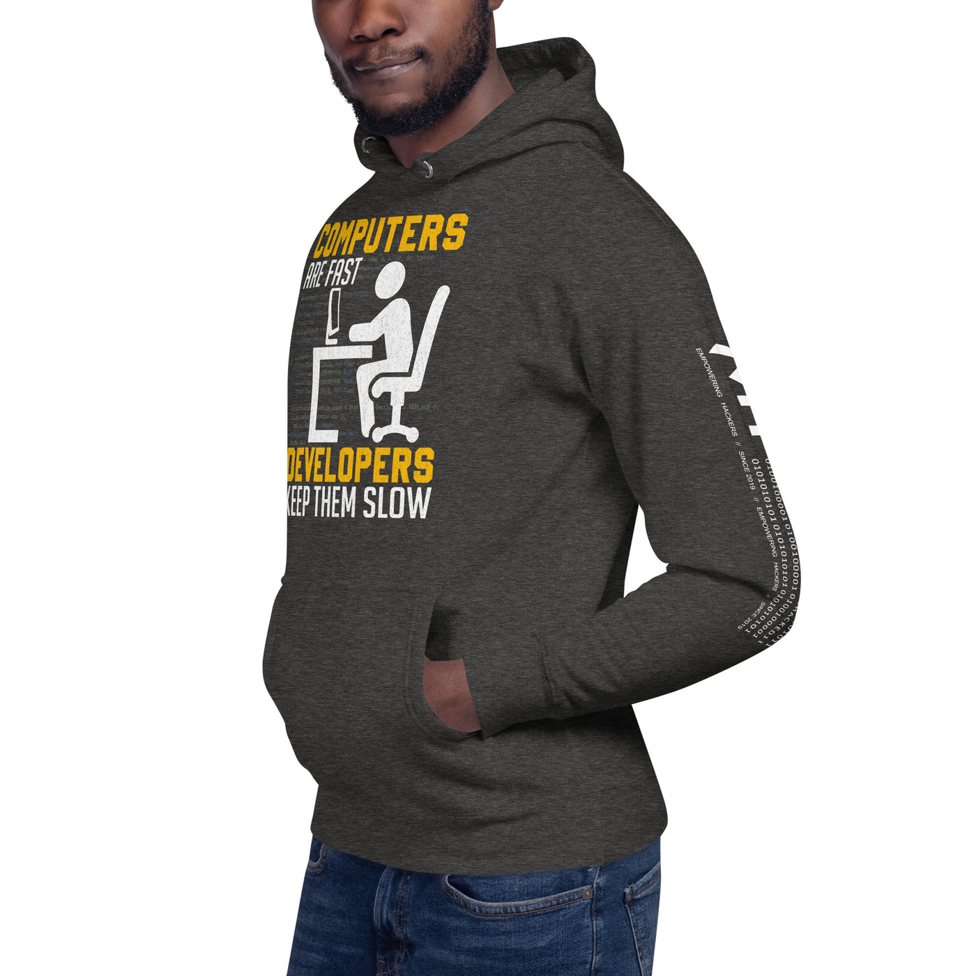 Computers are Fast, Developers make them slow Unisex Hoodie