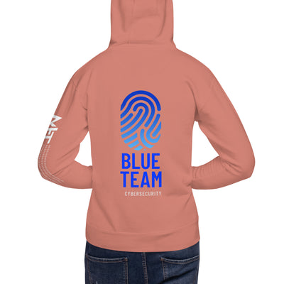 Cyber Security Blue Team v2 - Unisex Hoodie ( Back Print )