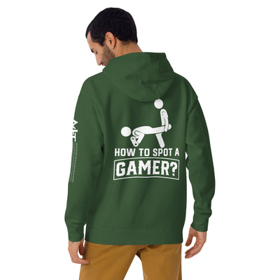How to Spot a Gamer Unisex Hoodie ( Back Print )