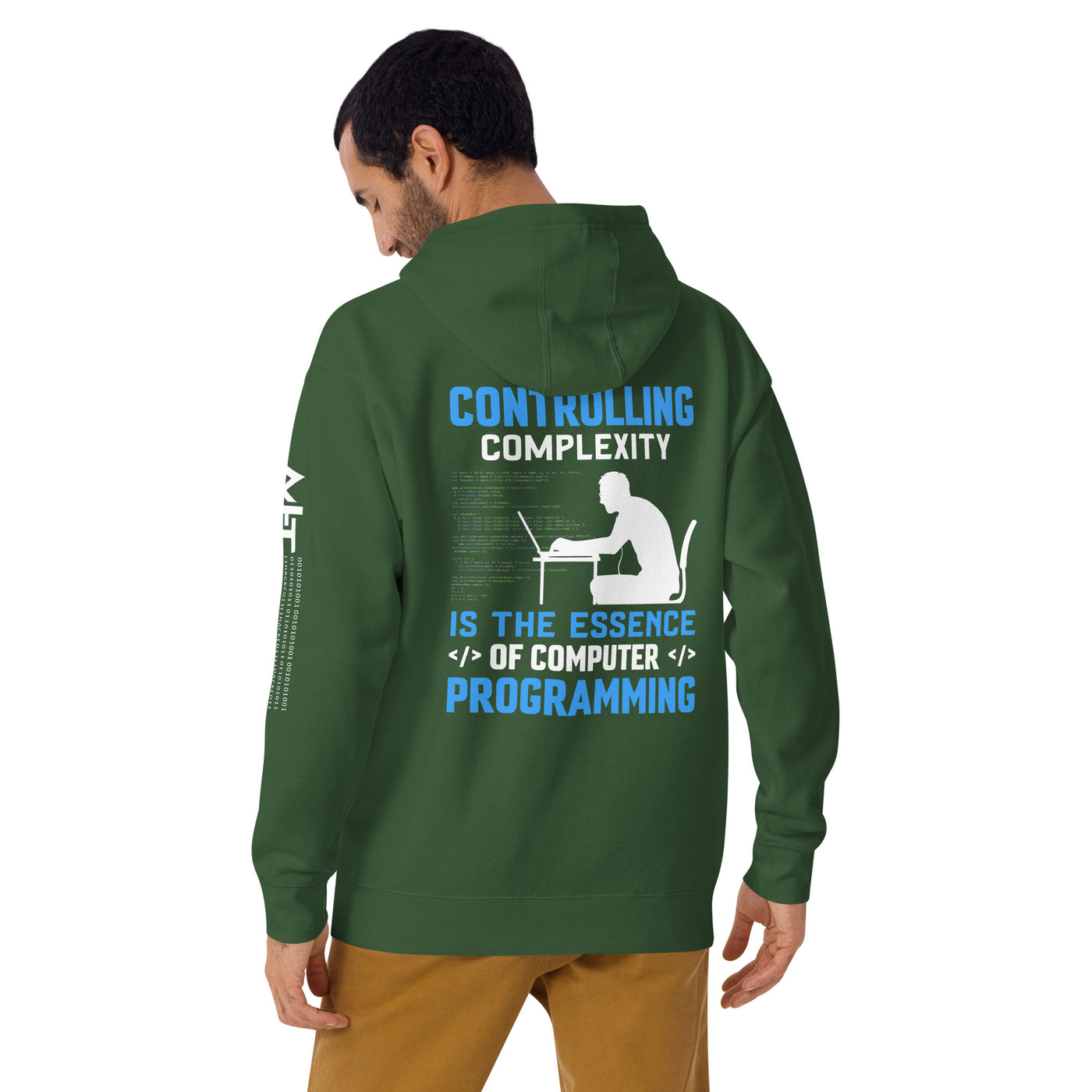Controlling Complexity is the Essence of Computer Programming Unisex Hoodie ( Back Print )