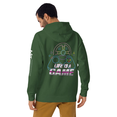 Life is a Game - Unisex Hoodie ( Back Print )
